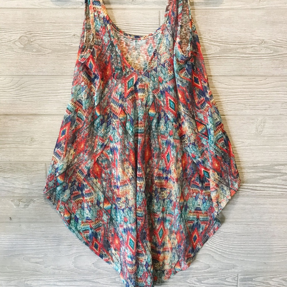 Flowy Aztec Top | S / M | - Picture 2 of 4